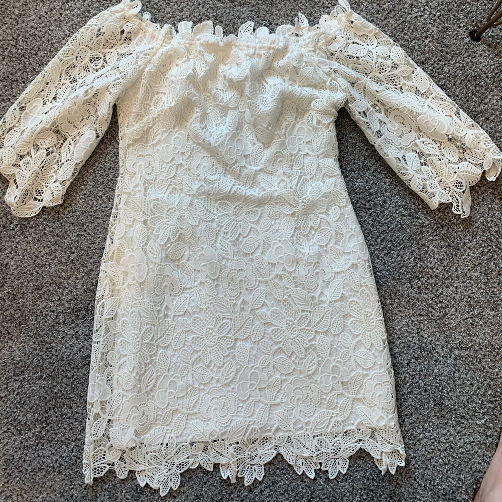 Perfect bridal shower or rehearsal dinner dress